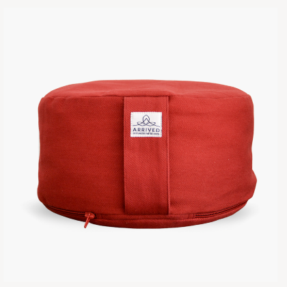 Red Zafu Cushion